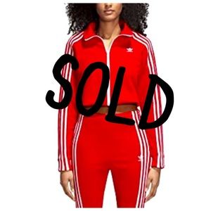ADIDAS RED TRACKSUIT